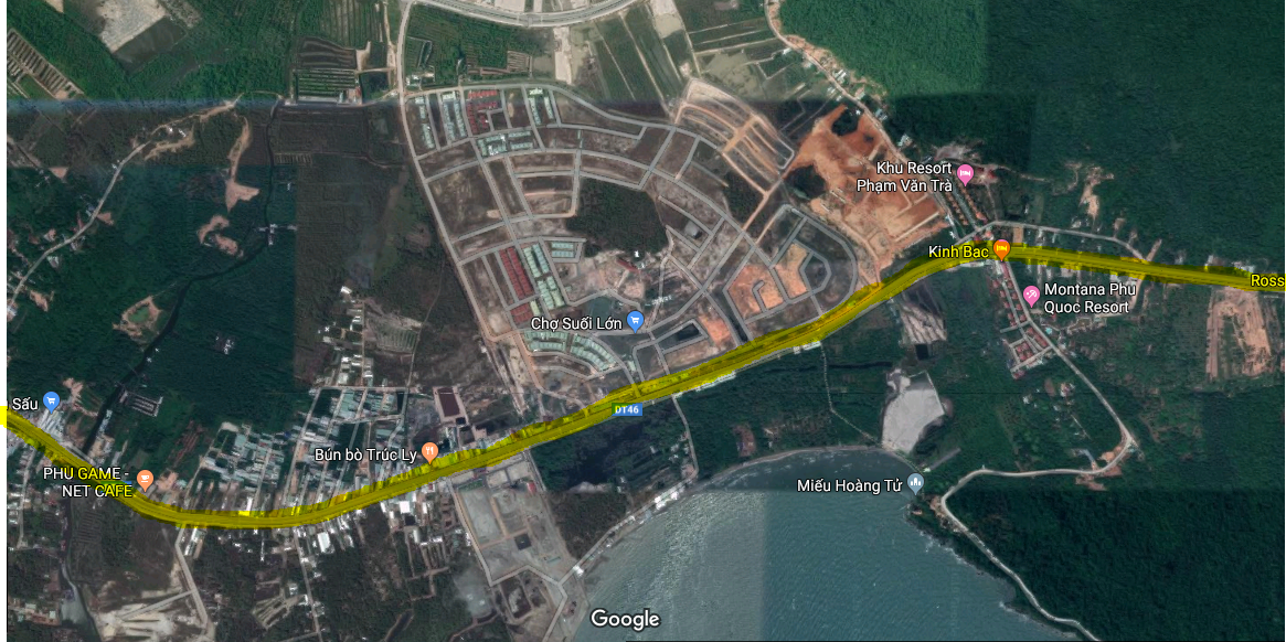 Giá đất đường Nguyễn Văn Cừ Phú Quốc